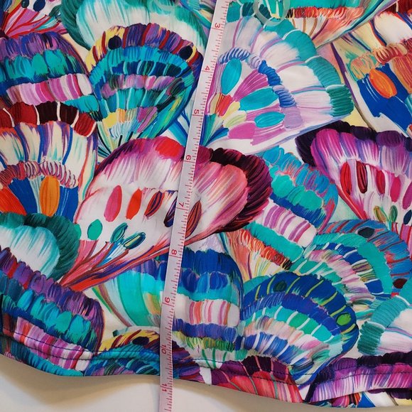 NWOT Madame Butterfly Halter Tankini Bathing Suit Top - Picture 9 of 9